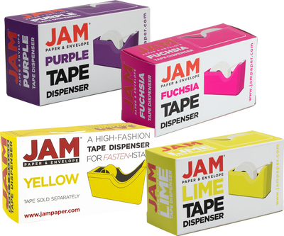 Assorted Fashion Tape Dispenser Set (4 Pack)