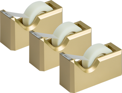 Gold Tape Dispenser Set (3 Pack)