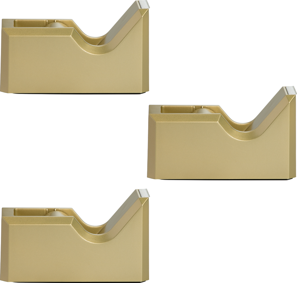Gold Tape Dispenser Set (3 Pack)