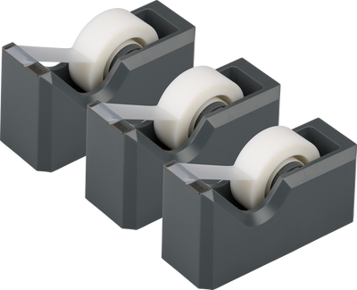 Gray Tape Dispenser Set (3 Pack)