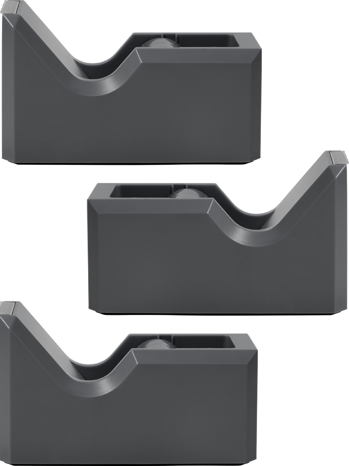 Gray Tape Dispenser Set (3 Pack)