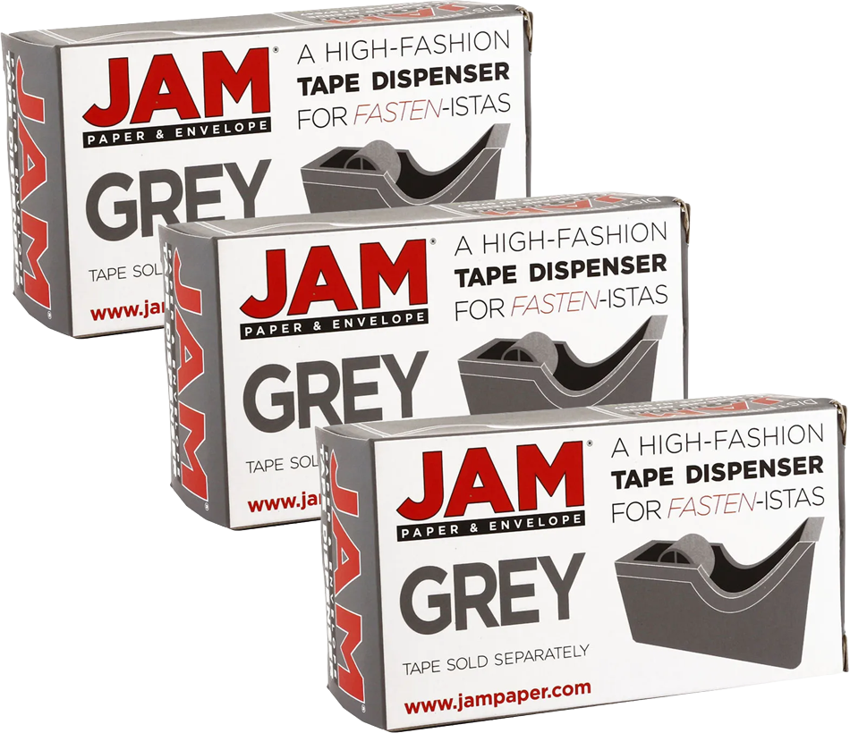 Gray Tape Dispenser Set (3 Pack)