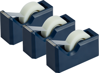 Navy Tape Dispenser Set (3 Pack)