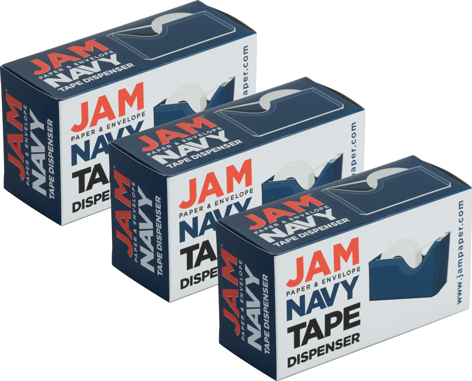 Navy Tape Dispenser Set (3 Pack)