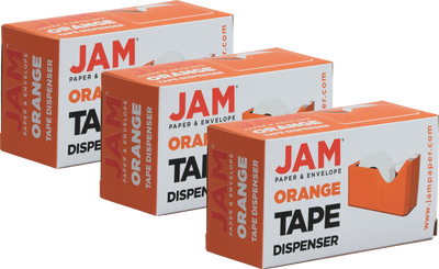 Orange Tape Dispenser Set (3 Pack)