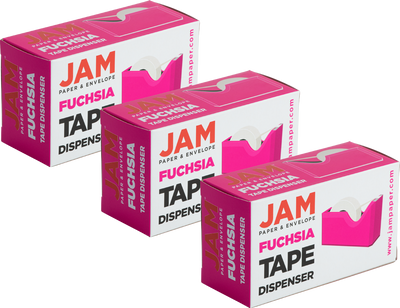 Fuchsia Tape Dispenser Set (3 Pack)