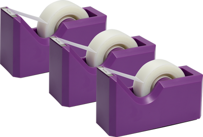 Purple Tape Dispenser Set (3 Pack)