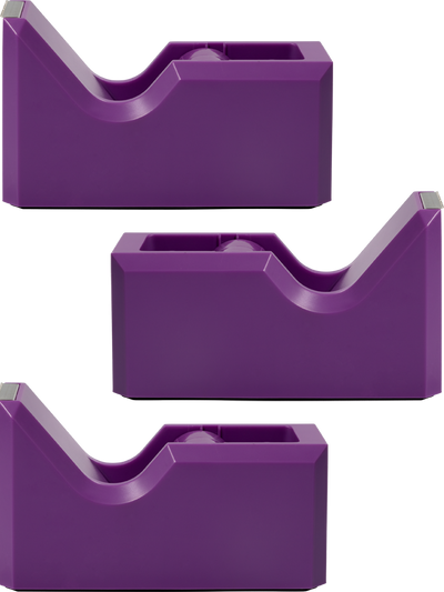 Purple Tape Dispenser Set (3 Pack)