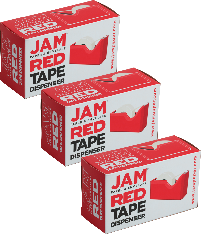 Red Tape Dispenser Set (3 Pack)