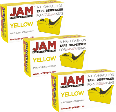 Yellow Tape Dispenser Set (3 Pack)