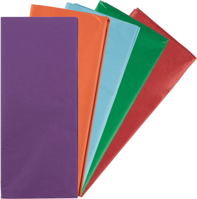 Assorted Tissue Paper (20 x 26) 5 Packs of 10 Sheets (50 Total Sheets)