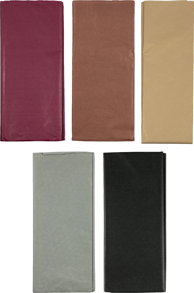 Primary Assorted Tissue Paper (20 x 26) 5 Packs of 10 Sheets (50 Total Sheets)