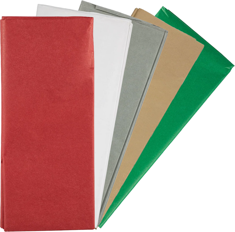 Business Assorted Tissue Paper (20 x 26) 5 Packs of 10 Sheets (50 Total Sheets)
