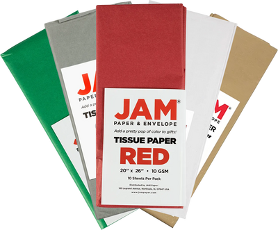 Business Assorted Tissue Paper (20 x 26) 5 Packs of 10 Sheets (50 Total Sheets)