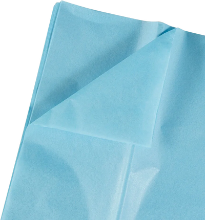 Bright Blue Tissue Paper (20 x 26) 5 Packs of 10 Sheets (50 Total Sheets)