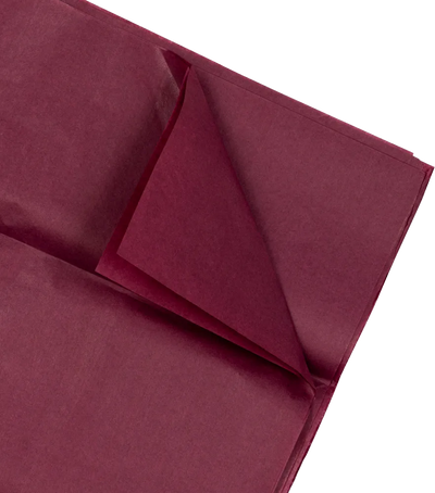 Burgundy Tissue Paper (20 x 26) 10 Packs of 10 Sheets (100 Total Sheets)
