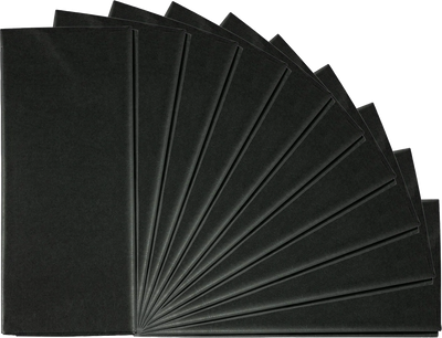 Black Tissue Paper (20 x 26) 10 Packs of 10 Sheets (100 Total Sheets)