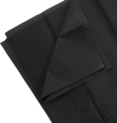 Black Tissue Paper (20 x 26) 10 Packs of 10 Sheets (100 Total Sheets)