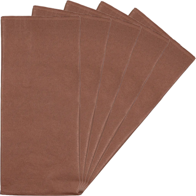 Brown Tissue Paper (20 x 26) 5 Packs of 10 Sheets (50 Total Sheets)