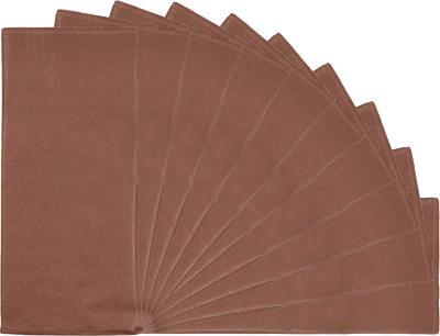 Brown Tissue Paper (20 x 26) 10 Packs of 10 Sheets (100 Total Sheets)