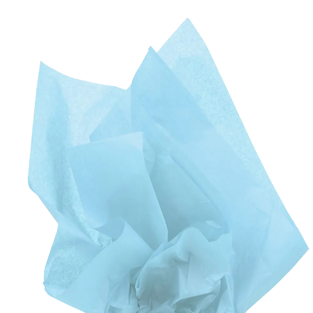 Baby Blue Tissue Paper (20 x 26) 10 Packs of 10 Sheets (100 Total Sheets)