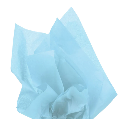 Baby Blue Tissue Paper (20 x 26) 10 Packs of 10 Sheets (100 Total Sheets)