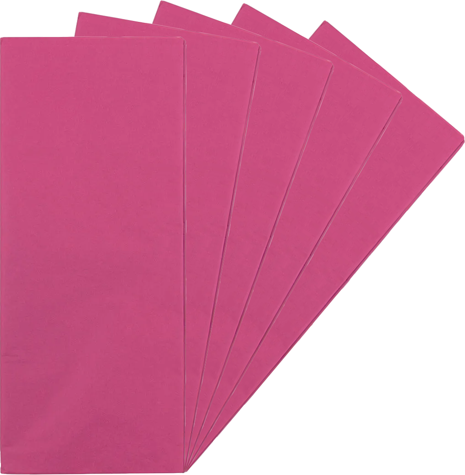 Fuchsia Tissue Paper (20 x 26) 5 Packs of 10 Sheets (50 Total Sheets)