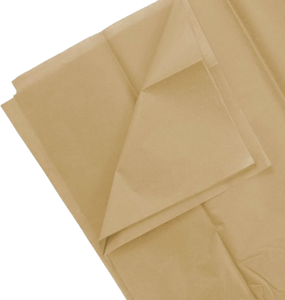 Gold Tissue Paper (20 x 26) 5 Packs of 10 Sheets (50 Total Sheets)