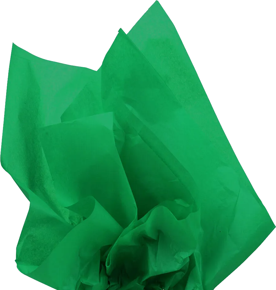 Green Tissue Paper (20 x 26) 5 Packs of 10 Sheets (50 Total Sheets)
