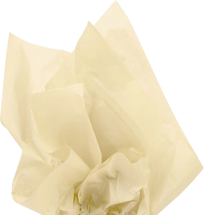 Ivory Tissue Paper (20 x 26) 10 Packs of 10 Sheets (100 Total Sheets)