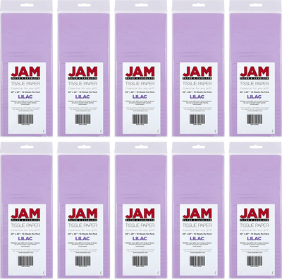 Lilac Tissue Paper (20 x 26) 10 Packs of 10 Sheets (100 Total Sheets)