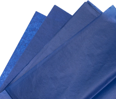 Presidential Blue Tissue Paper (20 x 26) 5 Packs of 10 Sheets (50 Total Sheets)