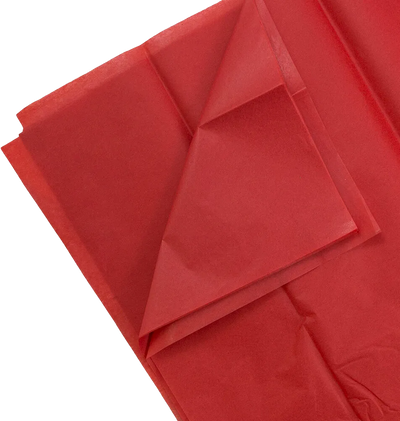 Red Tissue Paper (20 x 26) 10 Packs of 10 Sheets (100 Total Sheets)