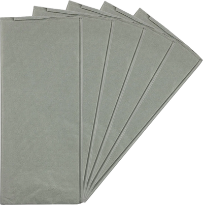 Gray Tissue Paper (20 x 26) 5 Packs of 10 Sheets (50 Total Sheets)