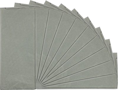 Gray Tissue Paper (20 x 26) 10 Packs of 10 Sheets (100 Total Sheets)