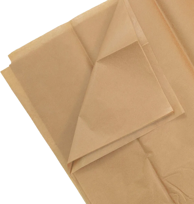 Tan Tissue Paper (20 x 26) 5 Packs of 10 Sheets (50 Total Sheets)