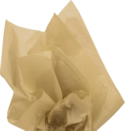 Tan Tissue Paper (20 x 26) 5 Packs of 10 Sheets (50 Total Sheets)