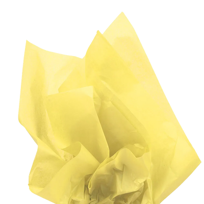 Yellow Tissue Paper (20 x 26) 10 Packs of 10 Sheets (100 Total Sheets)