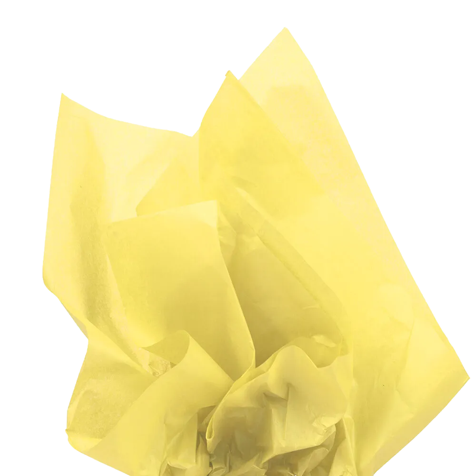Yellow Tissue Paper (20 x 26) 10 Packs of 10 Sheets (100 Total Sheets)
