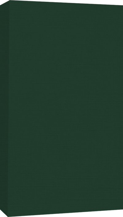 Dark Green Linen 100lb 8 1/2 x 14 Cardstock