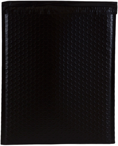 Black 80lb 9 x 12 Bubble Mailer with Peel & Seal