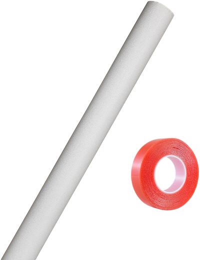 White Glitter Wrapping Paper with  Tape White with Tape with Double-Sided Tape Set (25 Sq Ft)
