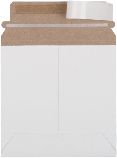 White 130lb 6 x 6 Photo Mailer Envelopes with Peel & Seal