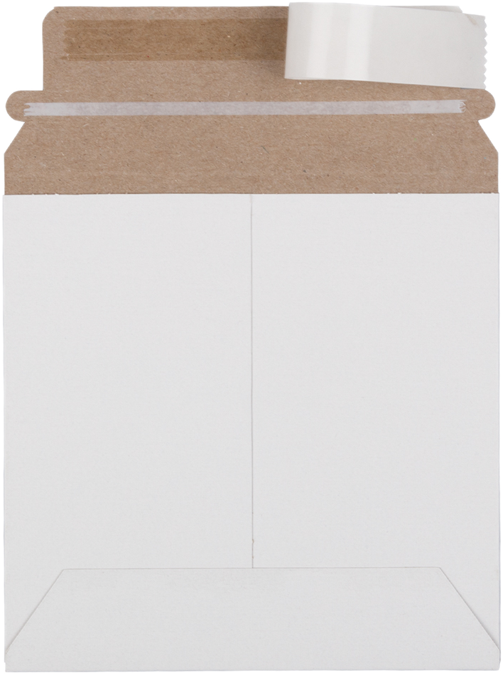 White 130lb 6 x 6 Photo Mailer Envelopes with Peel & Seal