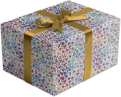 Fancy Leopard Print Wrapping Paper (12.5 Sq Ft)