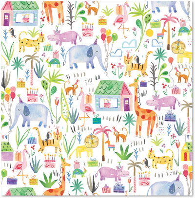 Party Time Wrapping Paper (12.5 Sq Ft)