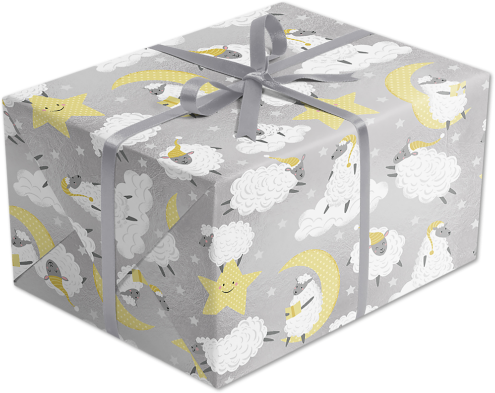 Counting Sheep Wrapping Paper (12.5 Sq Ft)