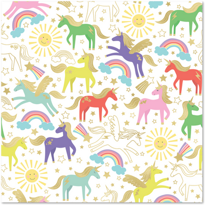 Unicorn Wrapping Paper (12.5 Sq Ft)