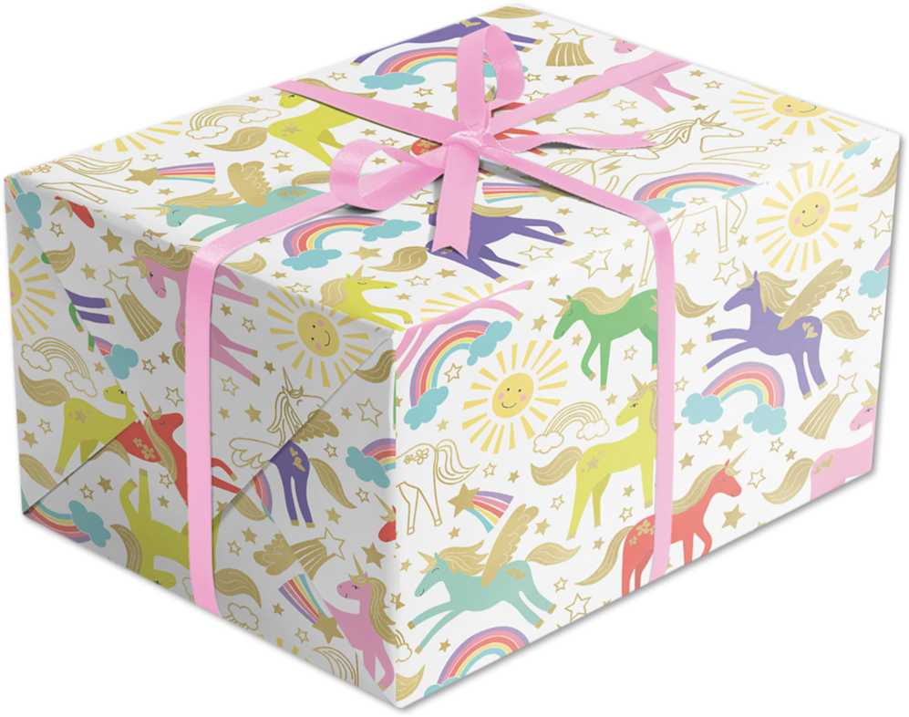 Unicorn Wrapping Paper (12.5 Sq Ft)