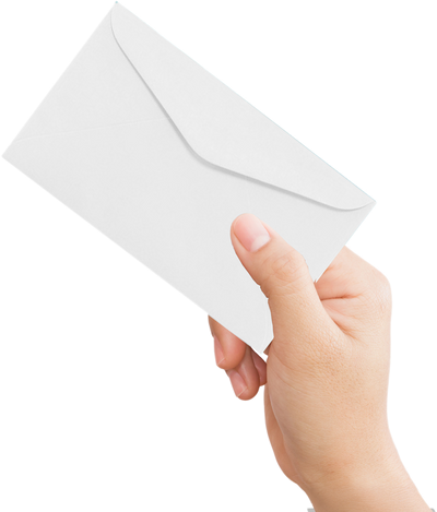 White with Security Tint 24lb #6 1/4 Regular Envelopes (3 1/2 x 6)